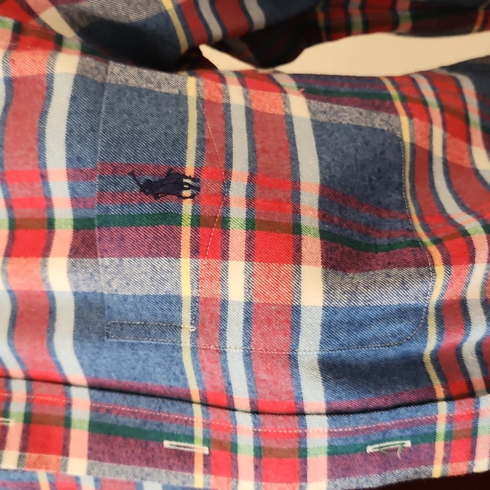 Ralph Lauren Flannel Long Sleeve Plaid Shirt size XS - Picture 3 of 9
